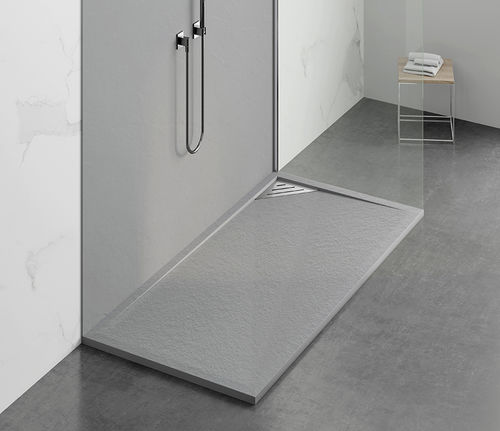 Receveur de douche rectangulaire - SERIES V - DAYA - à poser / en résine / antidérapant