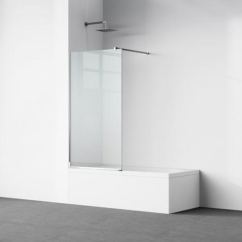 Pare-baignoire fixe - C40 - DAYA - réversible / en verre trempé / 1 volet