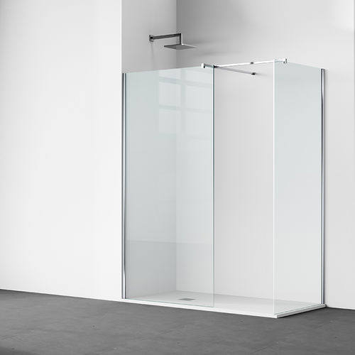 Cabine de douche en aluminium - C50 - DAYA - en verre trempé / fixe / d'angle