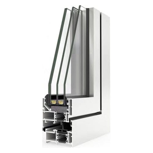 Profilé pour fenêtre en aluminium - CORTIZO COR 60 - STANDARD - Termo Express - à coupure thermique / acoustique / antieffraction
