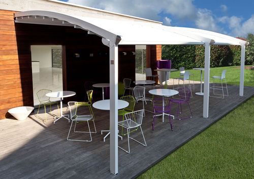 Pergola adossée - S120 PLUS - Termo Express - en aluminium / motorisée / modulable