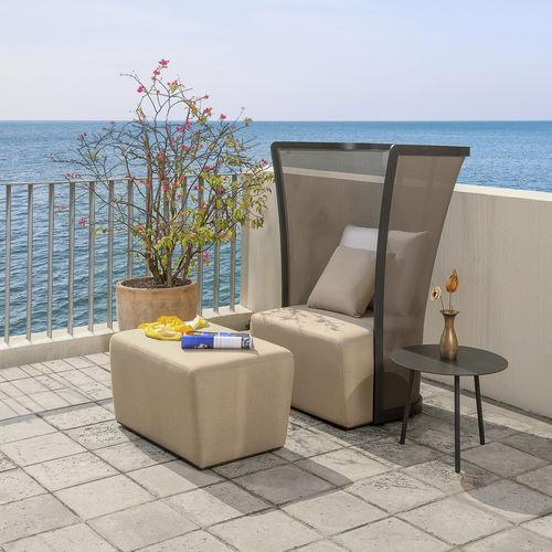 Fauteuil contemporain - BOLERO - IVINI - en Sunbrella® / en Batyline® / en aluminium