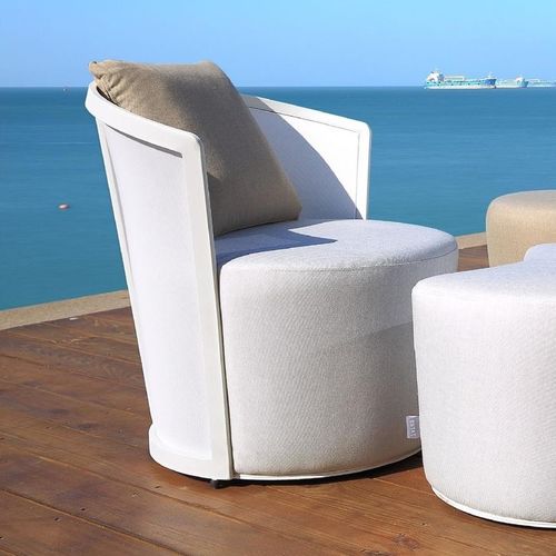 Fauteuil contemporain - BOLERO - IVINI - en Sunbrella® / en Batyline® / en aluminium