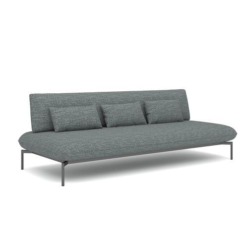 Canapé contemporain - OZE - IVINI - d'extérieur / en tissu / avec coussin amovible
