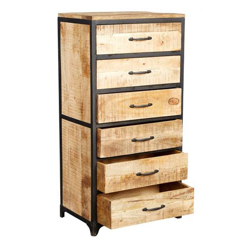 Chiffonnier de style industriel - FB-IVF-116 - Furniture BoutiQ - en bois