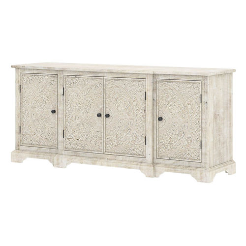 Buffet classique - NOTTINGHAM - Furniture BoutiQ - en bois massif / à portes battantes / 4 pieds