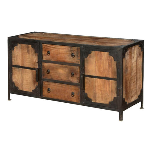 Buffet de style industriel - RICHMOND - Furniture BoutiQ - en bois massif / en métal / avec tiroirs