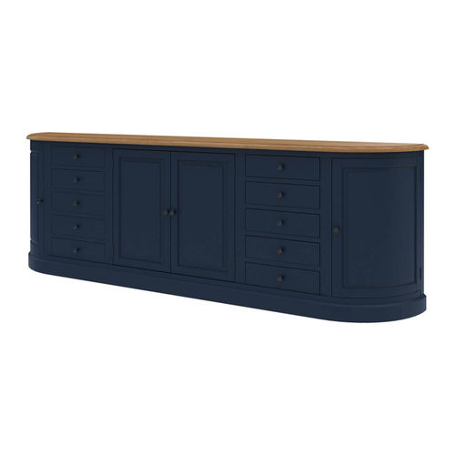 Buffet contemporain - SAN FRANCISCO - Furniture BoutiQ - en bois massif / avec tiroirs / à portes battantes