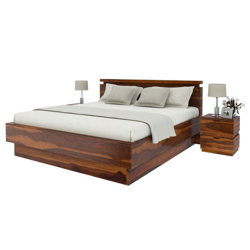 Lit king size - TURQUOISE - Furniture BoutiQ - queen size / simple / classique