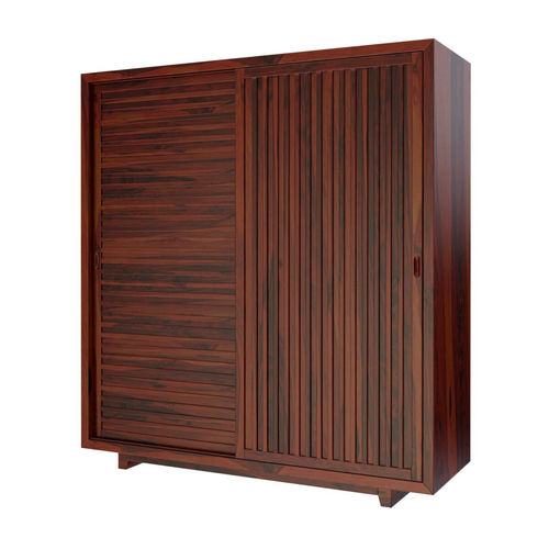 Armoire contemporaine - MISSION - Furniture BoutiQ - en bois massif / à porte coulissante / professionnelle