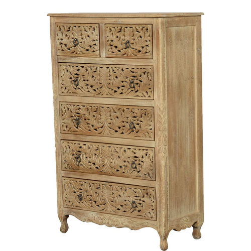 Commode haute - LEWIC - Furniture BoutiQ - classique / en bois massif / fait main