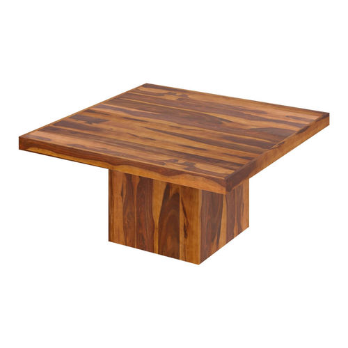 Table à manger contemporaine - ALDORO - Furniture BoutiQ - en bois massif / avec piètement en bois / carrée