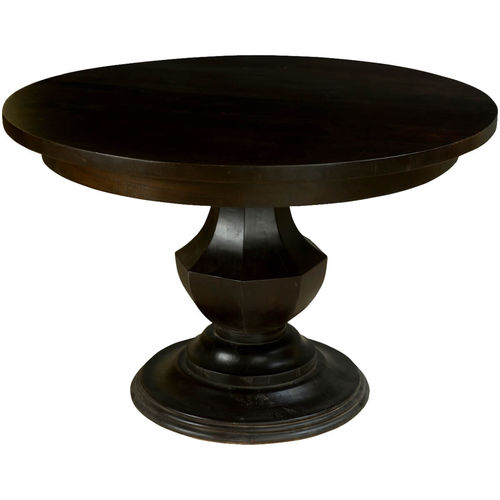 Table à manger classique - NAINA - Furniture BoutiQ - en bois / avec piètement en bois / ronde