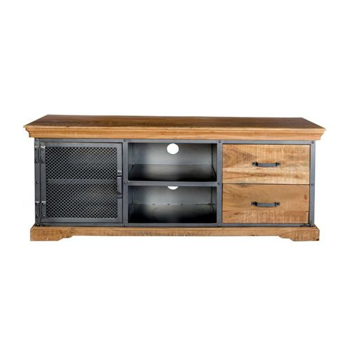 Meuble TV classique - GARYAJE - Furniture BoutiQ - avec tiroirs / en bois / en fer