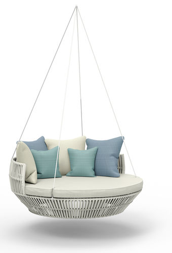 Méridienne contemporaine - APRICOT - SJY FURNITURE - en Sunbrella® / en coton / en rotin