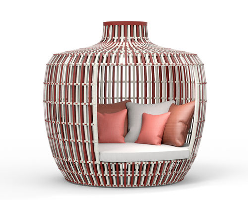 Méridienne contemporaine - APRICOT - SJY FURNITURE - en Sunbrella® / en tissu acrylique / en aluminium