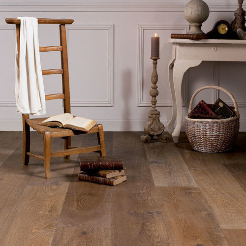 Parquet contrecollé - HAZELNUT - Décoplus Parquets - en chêne européen / huilé / vieilli