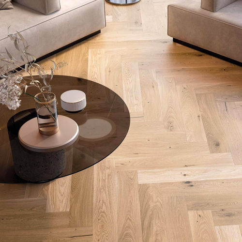 Parquet massif - COUNTRY - Décoplus Parquets - en chêne / à batons rompus / huilé