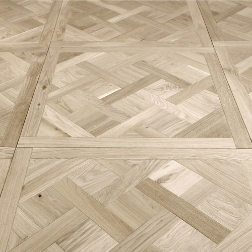Parquet contrecollé - DALLES DE VERSAILLES BRUT AUTHENTIC - Décoplus Parquets - en chêne européen / avec incrustations en bois / en huile naturelle