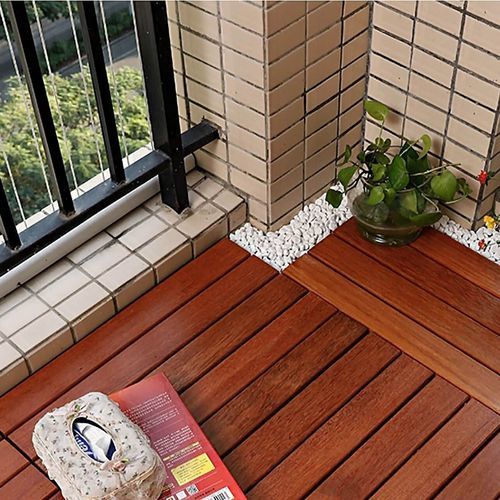 Lame de terrasse en bois - 88KEMPAS33 - Décoplus Parquets - aspect bois / rainurée / clipsable