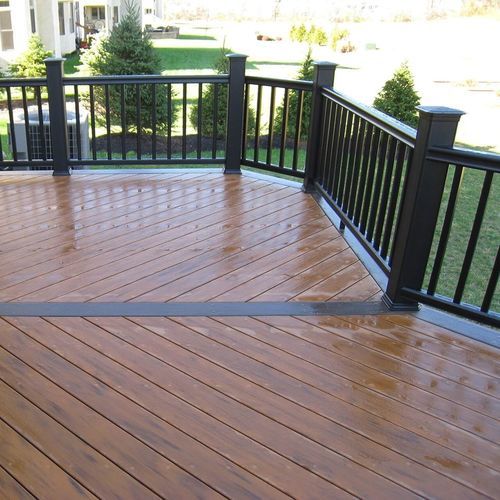 Lame de terrasse en composite - PACIFIC WALNUT - Décoplus Parquets - aspect bois / antidérapante / clipsable