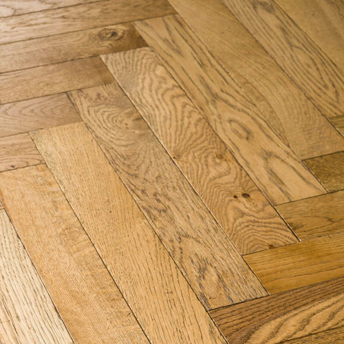 Parquet massif - HAUSMANIEN - PA6 - Décoplus Parquets - en chêne européen / à batons rompus / huilé