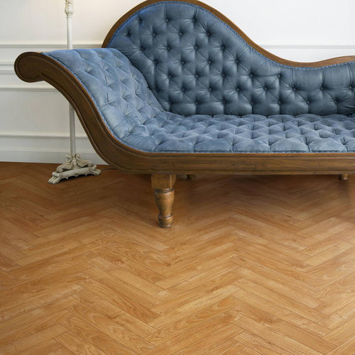 Sol stratifié en chêne - BATON ROMPU JAVA NATURAL - Décoplus Parquets - flottant / aspect bois / aspect parquet