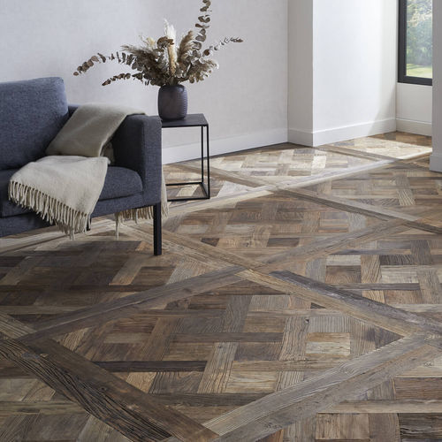 Parquet contrecollé - 3710 - Décoplus Parquets - semi massif / en orme / dalle de Versailles
