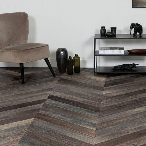 Parquet contrecollé - 3710BIS - Décoplus Parquets - semi massif / en orme / point de Hongrie