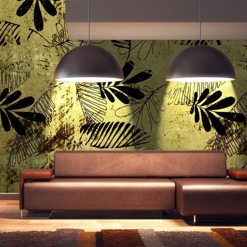 Papier peint contemporain - TROPICANA - mycollection - à motif / aspect tissu / multicolore