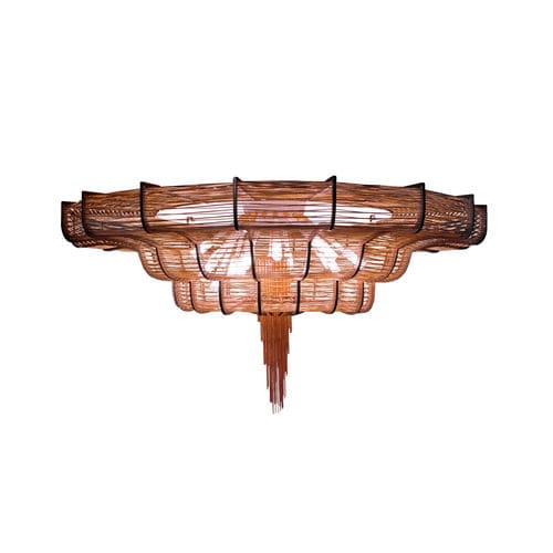 Lustre contemporain - EX01 - Patrizia Garganti - en métal / en or / professionnel