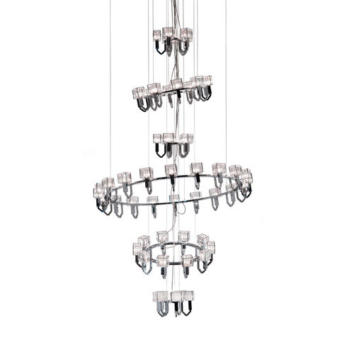 Lustre contemporain - EX01 - Patrizia Garganti - en cristal / professionnel / sculptural