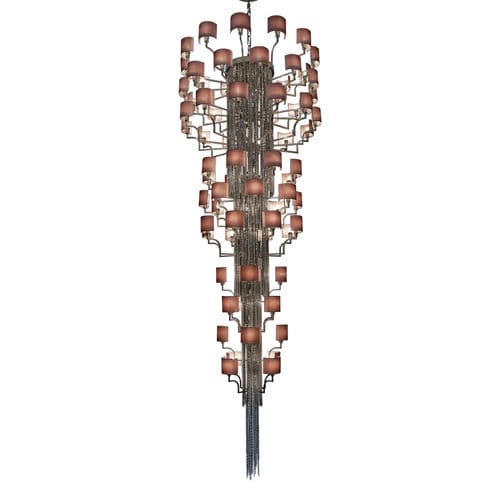 Lustre contemporain - EX02 - Patrizia Garganti - en cristal / professionnel / à chaîne