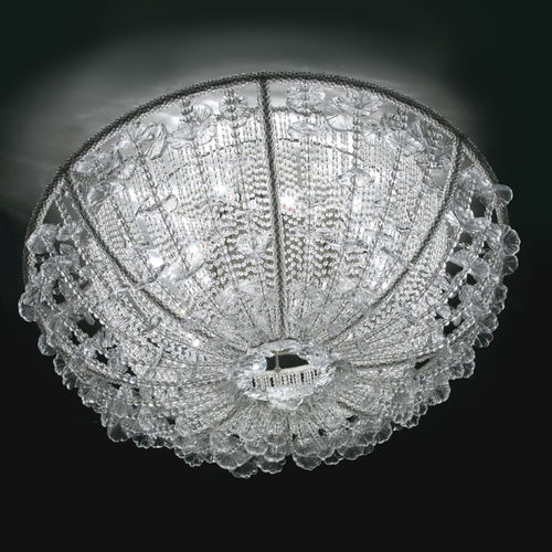 Plafonnier contemporain - EX04 - Patrizia Garganti - rond / en cristal / à LED