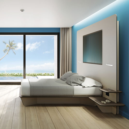 Lit king size - RECIFE - BUSTPER, S.A. - queen size / contemporain / avec tête de lit