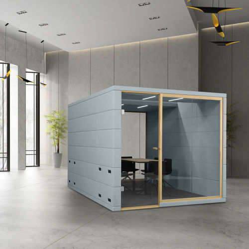 Cellule de concentration acoustique - MICROOFFICE QUADRIO IV - SilentLab - pour réunion / vitrée / modulaire