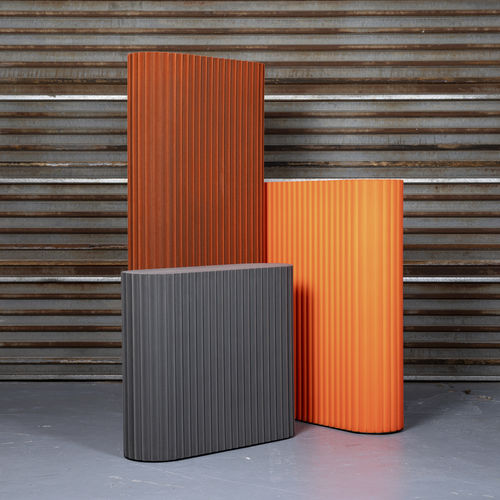 Séparateur acoustique - MOSS - SilentLab - en acier laqué / en mousse / pour bureau