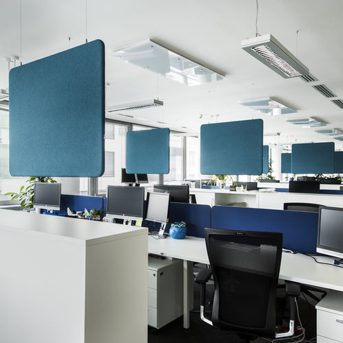 Séparateur d'espace en tissu acoustique - MUTE - SilentLab - pour bureau / d'intérieur / suspendu