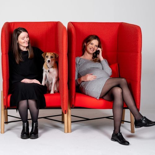 Fauteuil contemporain - MYSPOT BOND - SilentLab - en tissu / en mousse / à dossier haut