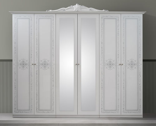 Armoire classique - Luisa - FPM TUTTOMOBILI - en bois laqué / à portes battantes / professionnelle
