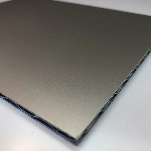 Panneau composite pour façade - Shanghai Huayuan New Composite Materials Co.,Ltd. - coupe-feu / en aluminium / ondulé