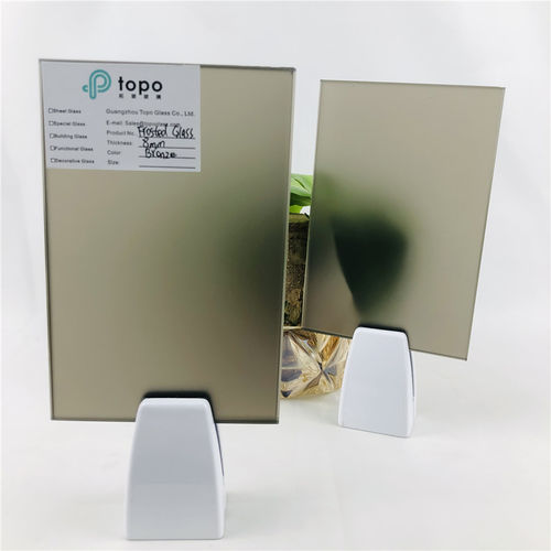 Panneau en verre gravé à l'acide - FG-TP  - Guangzhou Topo Glass Co., Ltd. - pour agencement intérieur