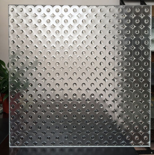 Panneau en verre trempé - MR-SJ-1008  - Guangzhou Topo Glass Co., Ltd. - texturé / pour meuble / pour bâtiment