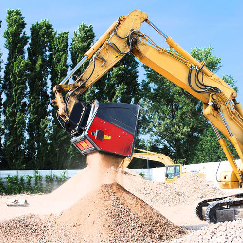 Godet cribleur - DSG SERIES - VTN EUROPE S.P.A. - pour pelle hydraulique / pour pierre