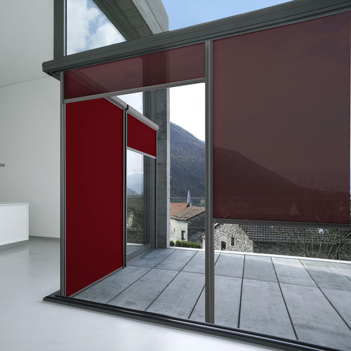 Brise-vue store enrouleur - NEXUS 100  - gaviota - en toile / uni