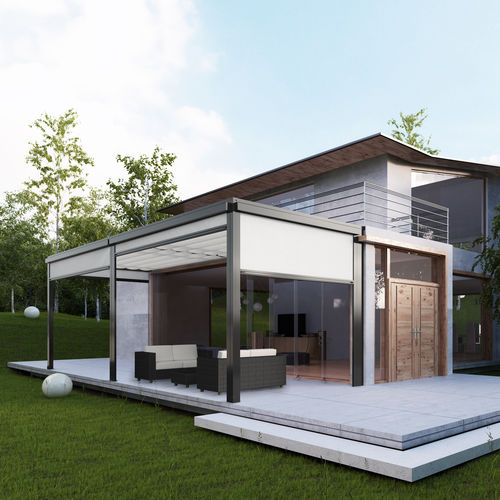 Store enrouleur - IGLOO - gaviota - en toile / en aluminium / d'extérieur