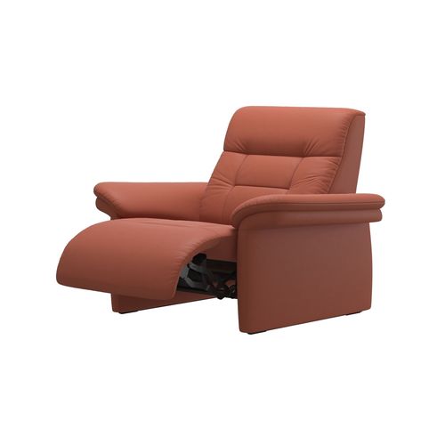 Fauteuil contemporain - MARY - Stressless - en tissu / en cuir / avec repose-pieds