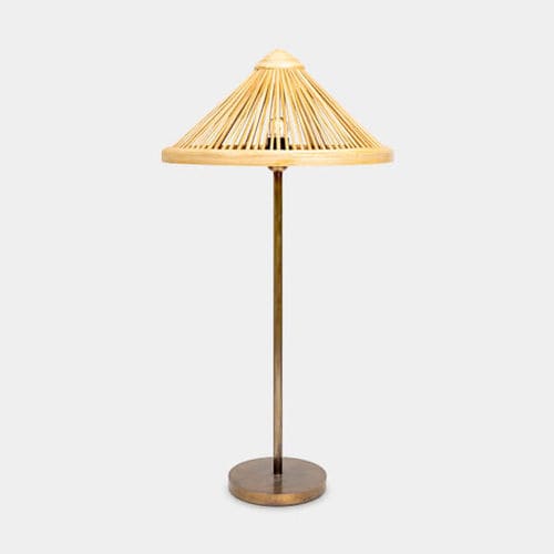 Lampe de table - OBORRO - Bambusa Bali - en bois / design original / d'intérieur