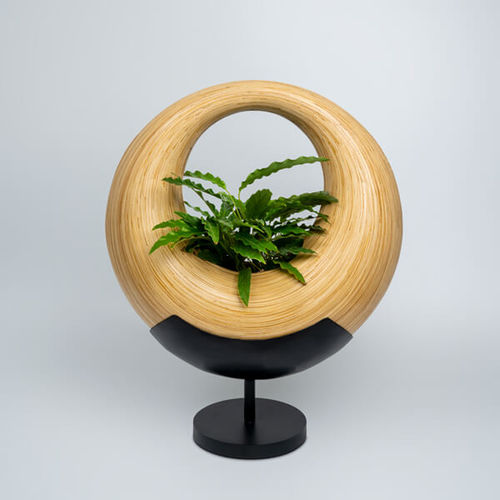 Vase design original - DONAT - Bambusa Bali - en bambou / fait main