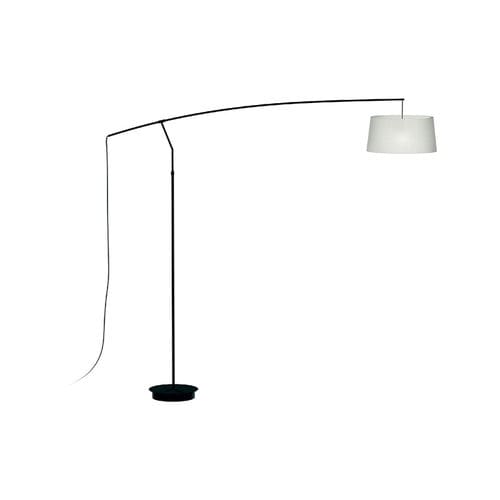 Lampe sur pied - Arco - Luzfin - en fer / en tissu / contemporaine